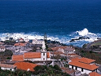 Porto do Moniz : Häuser, Kirche